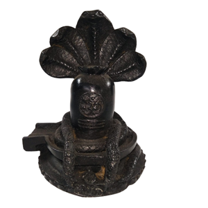 15.5 cm Grd Shiva Linga With Ses Nag